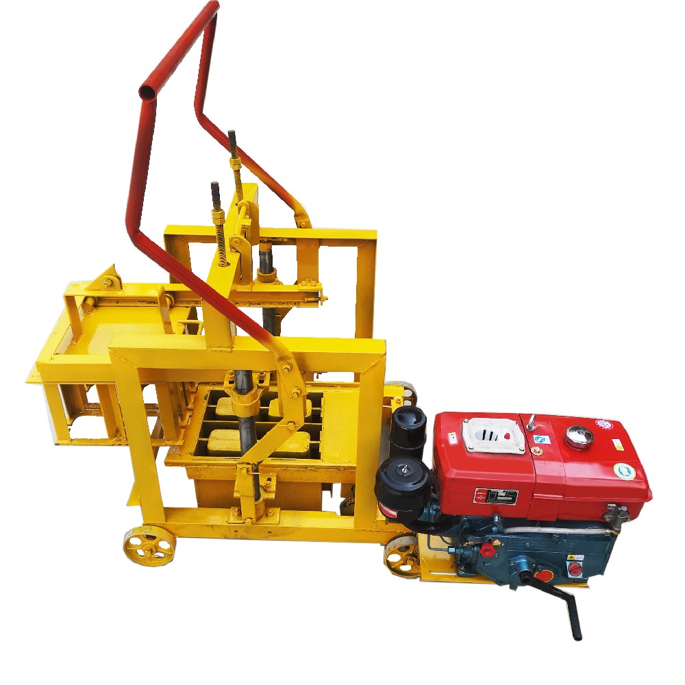 Wl-diesel moving brick machine