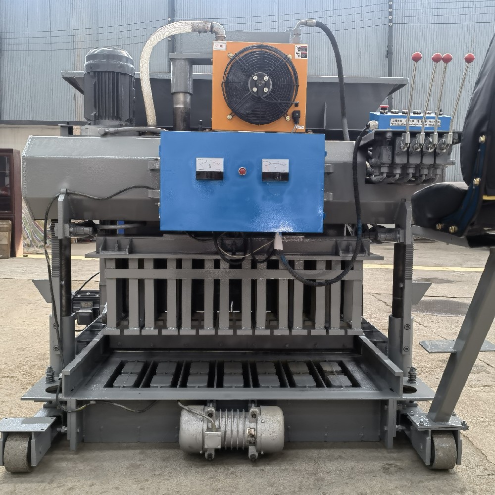 movable large automated moving paving bricks machine