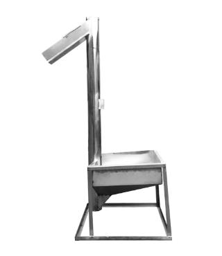 Spiral material lifter